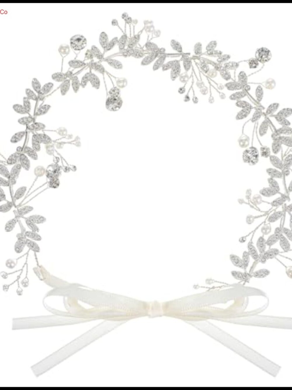 Rhinestone Bridal Belt Faux Pearl Wedding Dress Sash Adjustable